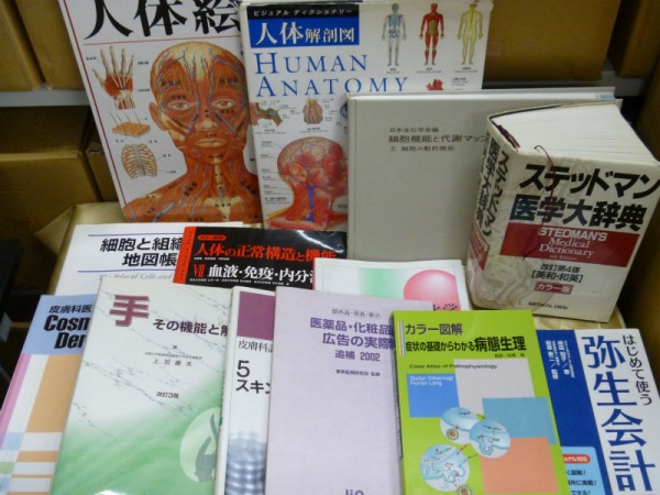 解剖学・皮膚科の医学書買取は藍青堂書林にお任せください