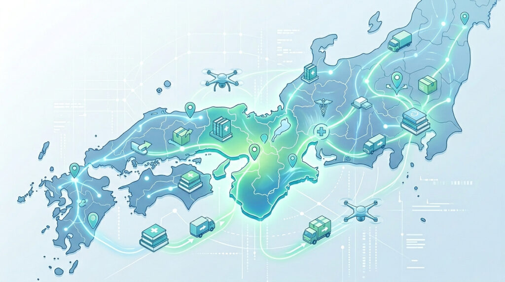 書き込みありの医学書の対応エリア