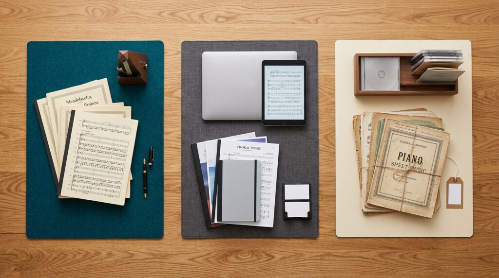 楽譜はどこに売るのが正解？売却先3パターンを公平比較