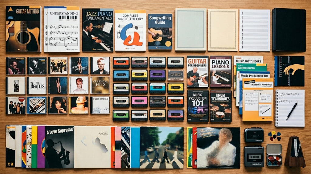 楽譜と一緒に売れるもの｜音楽書・教則DVD・CD・カセット教材も「ついで売り」