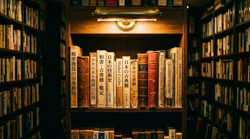 他店で断られた相場分析本も藍青堂書林へ