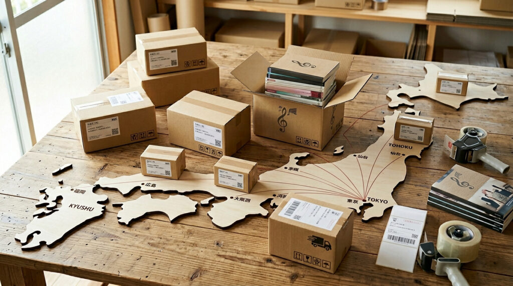 楽譜の買取事例（地域別）