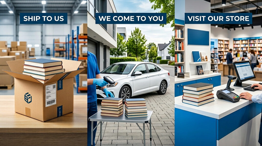 金融書の買取方法｜宅配・出張・店頭