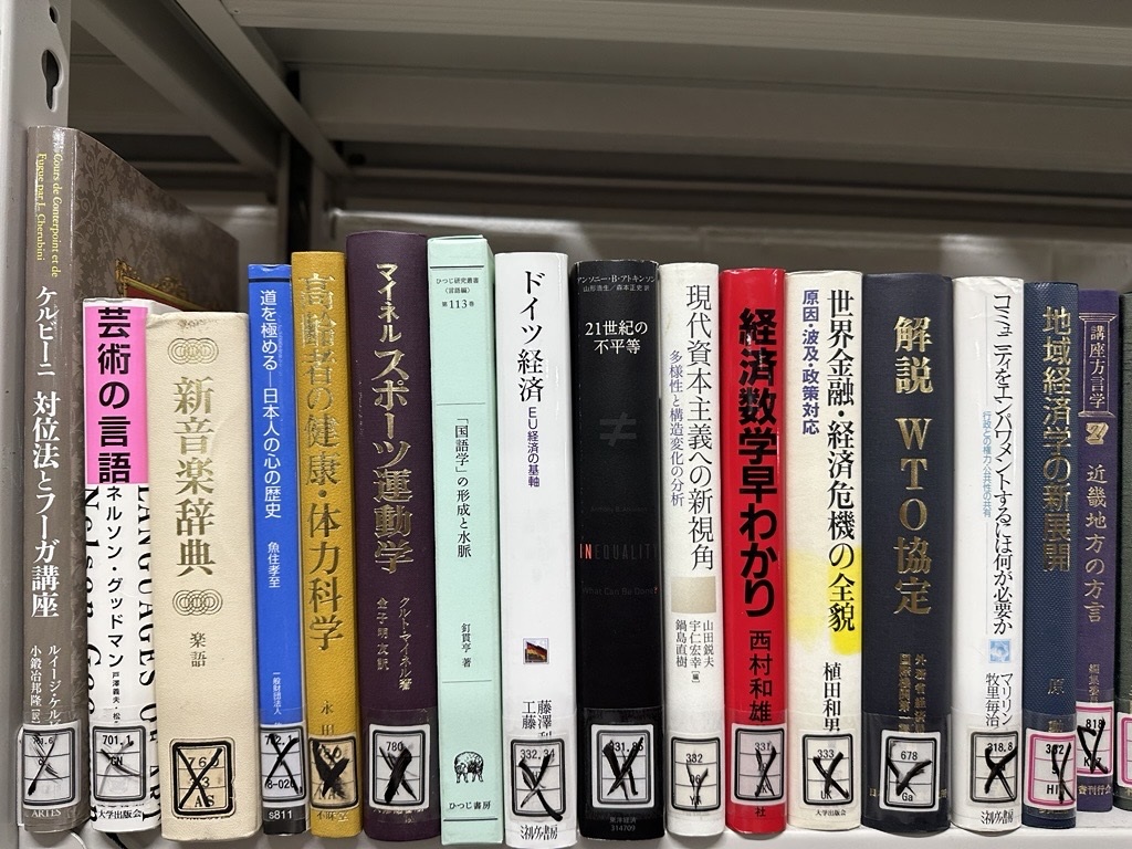 和歌山県和歌山市の大学図書館で除籍本の出張買取をしました