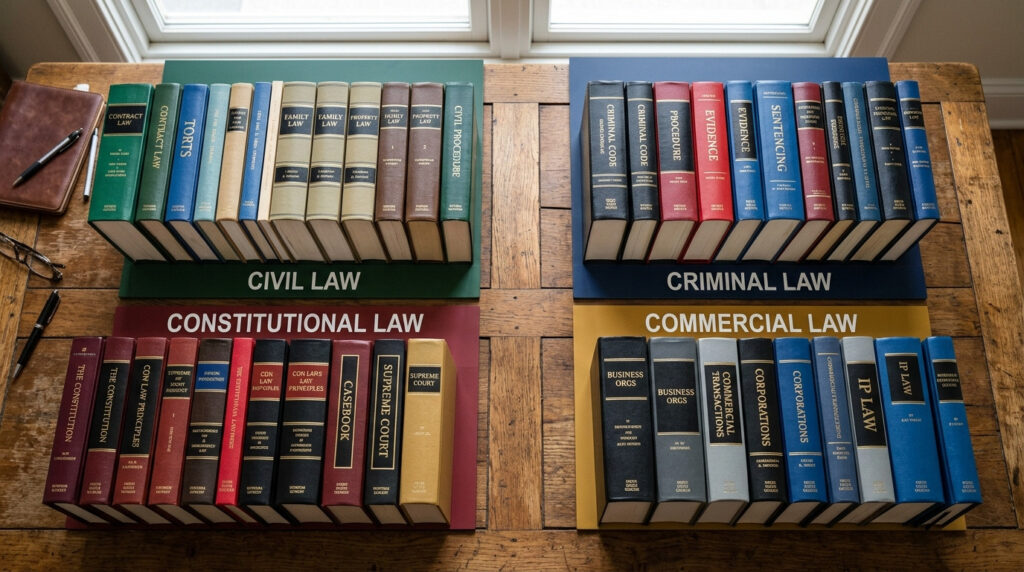 法律書の中でも、特に整理しやすい分野