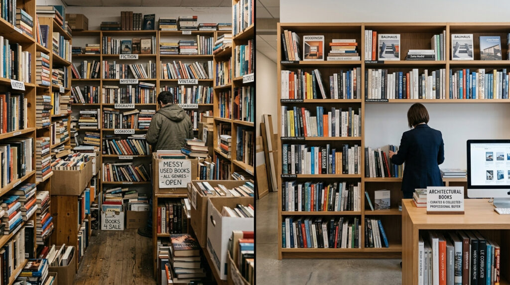 一般古本店と建築書の専門買取で違いが出やすいポイント