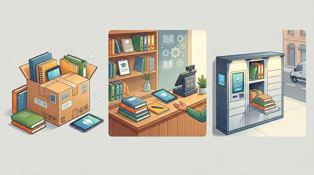 教材買取の3つの買取方法